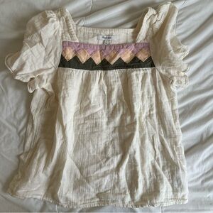 Madewell muslin cotton top